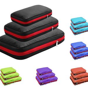 Nuevos Cubos de Compresión para Empacar, Juego de 3 Bolsas de Lavandería para Viaje, Organizadores Ligeros, Bolsa de Almacenamiento para Viajes al Aire Libre - Product Image 6