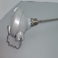 Sonda de temperatura RTD para PLC, 3 hilos, 100 ohmios, con cabezal de conexión de plástico, 18 pulgadas (M2), suministro a granel