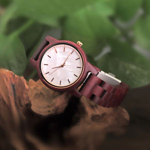 Orologi da donna originali in legno <span class=keywords><strong>viola</strong></span> realizzati a mano <span class=keywords><strong>viola</strong></span> all'ingrosso disegnano il tuo marchio Nature Wood Watch Charm girl - Product Image 3