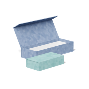 Cajas de Regalo Magnéticas Plegables Cubiertas de Terciopelo de Tamaño Personalizado para Joyería, Cajas de Regalo de Gamuza para Negocios VIP - Product Image 1