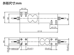 Sensor Bidimensional LCDW-A01 50kg 100kg 200kg 500kg 1000kg LCDW-A01/50-1000kg Sensor Bidimensional LCDW-A01 50k - Product Image 4
