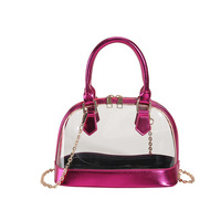 Vente en gros Gameday Stadium Approuvé Sac à main transparent avec logo personnalisé Sac à bandoulière transparent en PVC