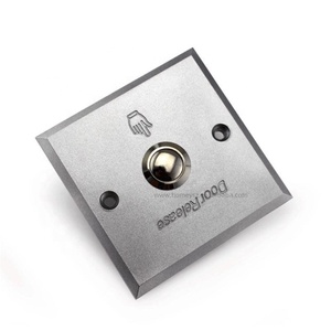 Interruptor de Botón de Salida de Bajo Voltaje de Aleación de Aluminio Inteligente de 12V/24V, Botón de Salida de Puerta de Aleación de Aluminio de 12V CC NO / <span class=keywords><strong>COM</strong></span> - Product Image 4