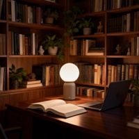 Lampe de table LED moderne en gros, 3 couleurs, intensité réglable, lampe de bureau intelligente, éclairage domestique sans fil pour salon et décoration intérieure