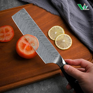 Pisau dapur Jepang koki Santoku Set dengan pegangan kayu utilitas Boning Nakiri Kiritsuke roti pisau pengiris - Product Image 4