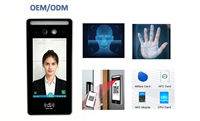 Système de contrôle d'accès par reconnaissance de la veine palmaire et du visage, terminal d'entrée biométrique intelligent avec lecteur RFID