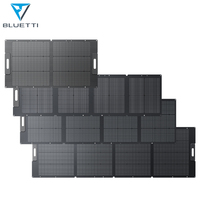 Bluetti 60W/100W/120W couverture solaire pliable chargeur en silicone monocristallin léger pour camions de randonnée petits appareils