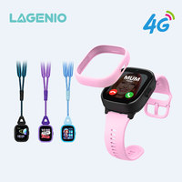 Montre connectée pour enfants LAGENIO de haute qualité K3 4G, appel vidéo, appel SOS, créer des amis, positionnement GPS LBS WIFI, montre connectée RTOS pour enfants
