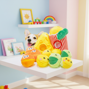 Mainan Kunyah Anjing Ramah Lingkungan dari Katun Plush, Tahan Kunyah, Berbunyi, untuk Bermain di Rumah, Kesehatan Gigi, Latihan Interaktif, dan Kesenangan - Product Image 5