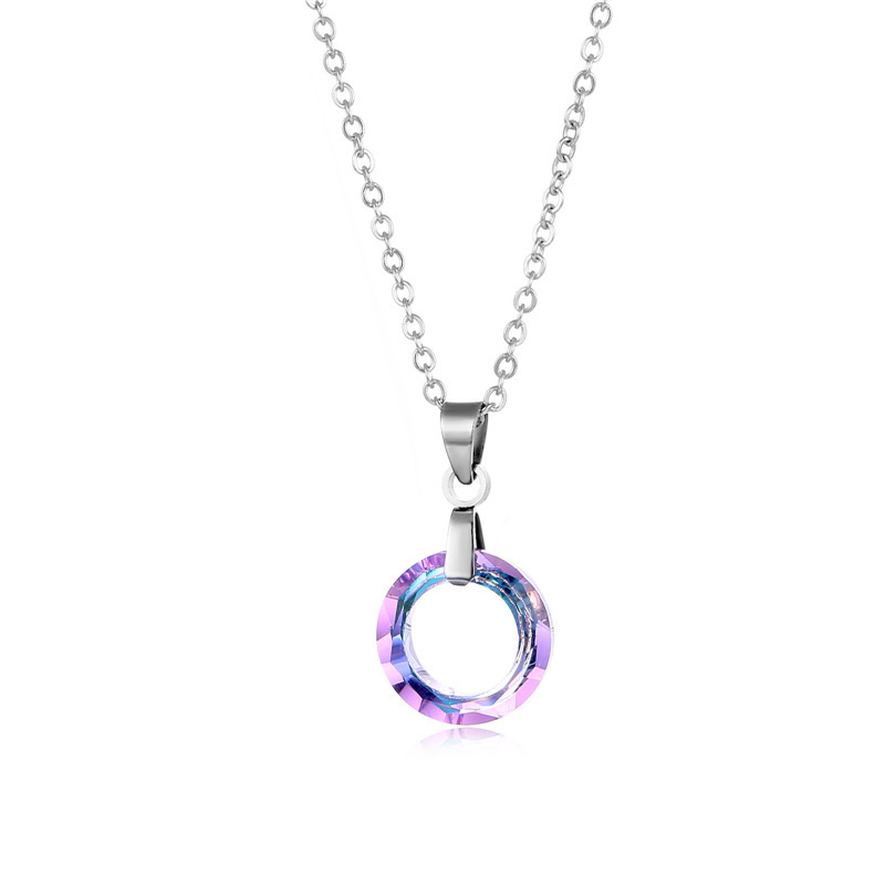 RisingMoon Titanium Stainless Steel Jewelry Crystal