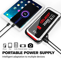 Kit complet de démarreur de batterie 25800mAh pour moteurs essence 8.0L/diesel 8.0L, booster de batterie de voiture portable 1500A, batterie externe, étui de transport d'urgence