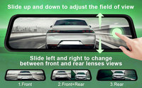 Caméra de recul intelligente avant et arrière, moniteur de rétroviseur, dashcam pour voitures, camping-cars, moto, remorque à chevaux, camions, fourgonnettes