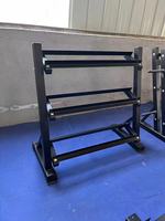 Offre Spéciale chinois usine haute qualité 3 niveaux haltère support haltère stockage équipement de Fitness poids libres