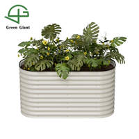 Kit de bac à jardin surélevé modulaire en métal 4 en 1 Huizhou Green Giant, 32 pouces, extra haut, pour la culture de légumes