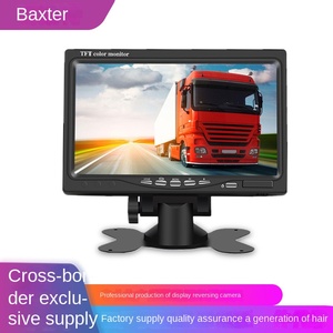 Monitor da Scrivania <span class=keywords><strong>7</strong></span> <span class=keywords><strong>Pollici</strong></span>, <span class=keywords><strong>Display</strong></span> LCD per Auto con Immagine di Retromarcia, Risoluzione 800x480, Connessione CVBS per Monitoraggio Bus - Product Image 2