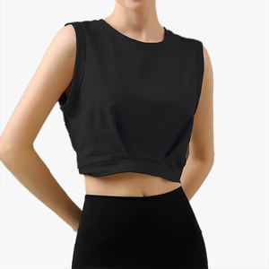 Camiseta deportiva sin mangas, personalizable, holgada, transpirable y ligera para maratón y carreras de larga distancia para mujer - Product Image 3