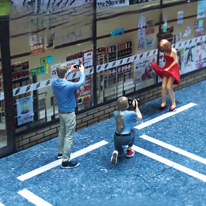 โมเดลฟิกเกอร์จิ๋วขนาด 1/64, ฉากถ่ายภาพจิ๋วขนาด 1:64, การถ่ายภาพมาโครฟิกเกอร์จิ๋ว, ปรับแต่งได้ - Product Image 2