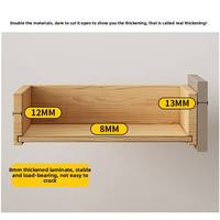 Table de chevet en bois cannelé au design moderne avec charge sans fil, fonctions intelligentes et éclairage LED écologique pour mobilier de chambre