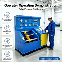 Banco de Pruebas Hidráulico Horizontal Compacto DN65 para Pruebas de Presión en Válvulas Industriales Pequeñas