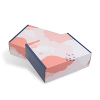 Niedriger Preis Flat Packed Versand Mailer Box Custom ized Design Perücken Paket Karton Bundle Verpackung mit kostenlosem Muster
