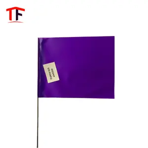 Beli Kawat Bendera Bendera Penanda Glo Ungu-Paket 100