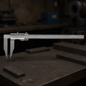 Calibre monobloc en acier inoxydable Fervi, 0 à 150 mm, outil de mesure de précision pour le travail des métaux et l'ingénierie - Product Image 3