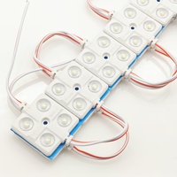Module LED à injection CC 12V étanche IP67/IP65, PCB en alliage, 4 LED 2W 160-180 lumens SMD 2835, lentille de rétroéclairage, certifié RoHS