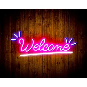 You're Like So Pretty The World Is Yours Custom Welcome Letter Led Neon Sign Advertising Board For Front Door
