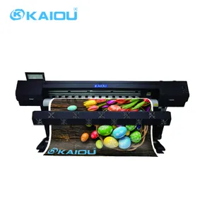 デジタル4色1440dpi xp600ビルボードインクジェット印刷機自動供給システム付き1.8mエコ溶剤プリンター