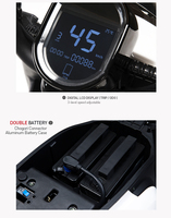 Factory Direct 1000W Electric Motorcycle Adults Scooter Two Wheels Long Seat Scooter for Adults Electric Motorbike Motorcycle