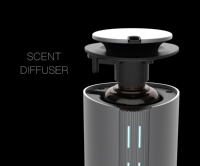 Nouveauté Maison Diffuseur d'arômes à batterie en aluminium 100 ml Rechargeable avec application/télécommande