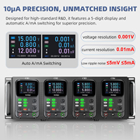 Alimentation CC programmable BORUIDY SPPS-K305R 4-KD à 4 canaux 30V 5A avec affichage de courbe pour la recherche en laboratoire et les tests de charge de batteries