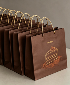 Bolsas de Compra de Papel Kraft Personalizadas OEM con Asas Retorcidas, Diseño Plano Estándar Reciclable para Uso Comercial y Minorista - Product Image 6