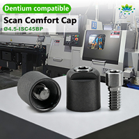 Multi Unit 3 in 1 Scan Body Kompatibel dengan Sistem Dentium 4.5mm Titanium CAD/CAM untuk Pemindai Intraoral Impresi Digital OEM