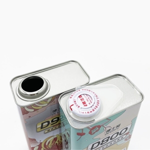 Envase Rectangular de Metal de 1 Litro para Aceite de Motor y Lubricante - Product Image 6