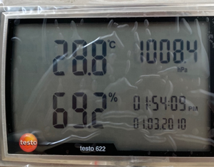 Testo Thermohygrometer and Barometer 622 623 for Measures air <b>Temperature</b> / / 0560 6220 - Product Image 1
