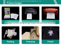 Papier transfert thermique jet d'encre pour coton foncé, idéal pour la personnalisation de t-shirts