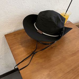 Chapeau de randonnée d'extérieur imperméable et respirant avec protection solaire, logo brodé et cordon, modèle de designer d'usine - Product Image 4