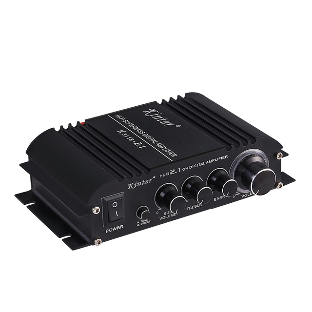 Kinter TPA3118 Bass Mini HIF Stereo Car Home Audio Power Amp 2.1 Digital Amplifier