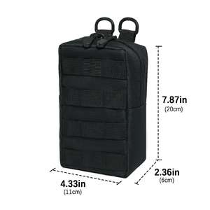 Bolsa táctica MOLLE impermeable de nailon EDC riñonera utilidad <span class=keywords><strong>Gadget</strong></span> almacenamiento para chaleco/cinturón - Product Image 2