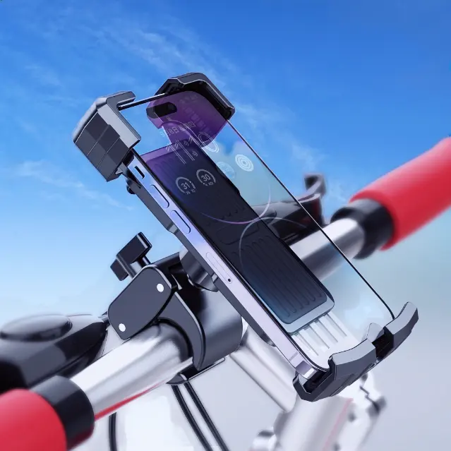 Universele 360 Rotatie Verstelbare Fiets Telefoonhouder Voor Outdoor Mountainbike Houder Geschikt Voor 4-7 Smartphone