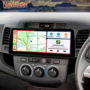 Autoradio avec écran 12,3 pouces, lecteur vidéo Android, stéréo pour Toyota Fortuner Hilux 2007 2008 2015, GPS, multimédia, Carplay, unité principale - Product Image 1