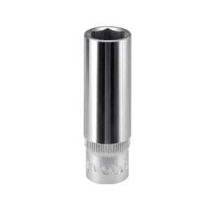 E-Tor Tools 3/8 In Chrome Plated Hex <b>Socket</b> Extended Head Industrial Grade Automotive Repair - Product Image 1