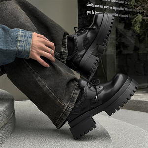Zapatos Casuales de Cuero Genuino para Hombre, que Aumentan la Estatura, Cómodos y Transpirables, con Diseño Robusto Antideslizante para Caminar - Product Image 6