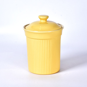 Hiện Đại Tùy Chỉnh Màu Số Lượng Lớn Trà Đường Cà Phê Kín Gốm Canister Phổ Biến Bìa Phong Cách Gia Vị Container - Product Image 5