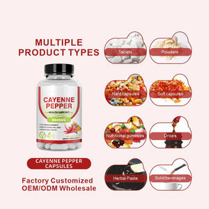 Custom Supplement Manufacturer <b>Cayenne</b> <b>Pepper</b> <b>Capsules</b> Health Supplement <b>Capsule</b> Adult Immune Health Supplements Oem <b>Capsule</b> - Product Image 4