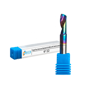 Hot Bán Dlc Đầy Màu Sắc Lớp Phủ Duy Nhất Sáo End Mill Nhôm Phay Cutter Carbide <span class=keywords><strong>CNC</strong></span> Công Cụ Hợp Kim Cắt Router <span class=keywords><strong>Bit</strong></span> - Product Image 6