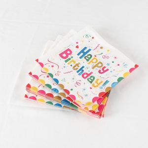 Modernes Hochwertiges Einweg-Partygeschirr-Set mit Buntem Happy-Birthday-Design für Kinderpartys, Inklusive Zahlen - Product Image 4
