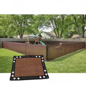 Clôture de jardin marron pour la protection de la vie privée - <span class=keywords><strong>Filet</strong></span> pare-<span class=keywords><strong>vent</strong></span> en HDPE pour jardin et <span class=keywords><strong>terrasse</strong></span>, résistant aux UV, 95 % de blocage - Product Image 6