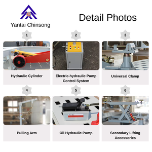 Bancs de carrosserie professionnels hydrauliques pour la réparation de bosses de voitures en ateliers et ateliers de carrosserie - Product Image 4